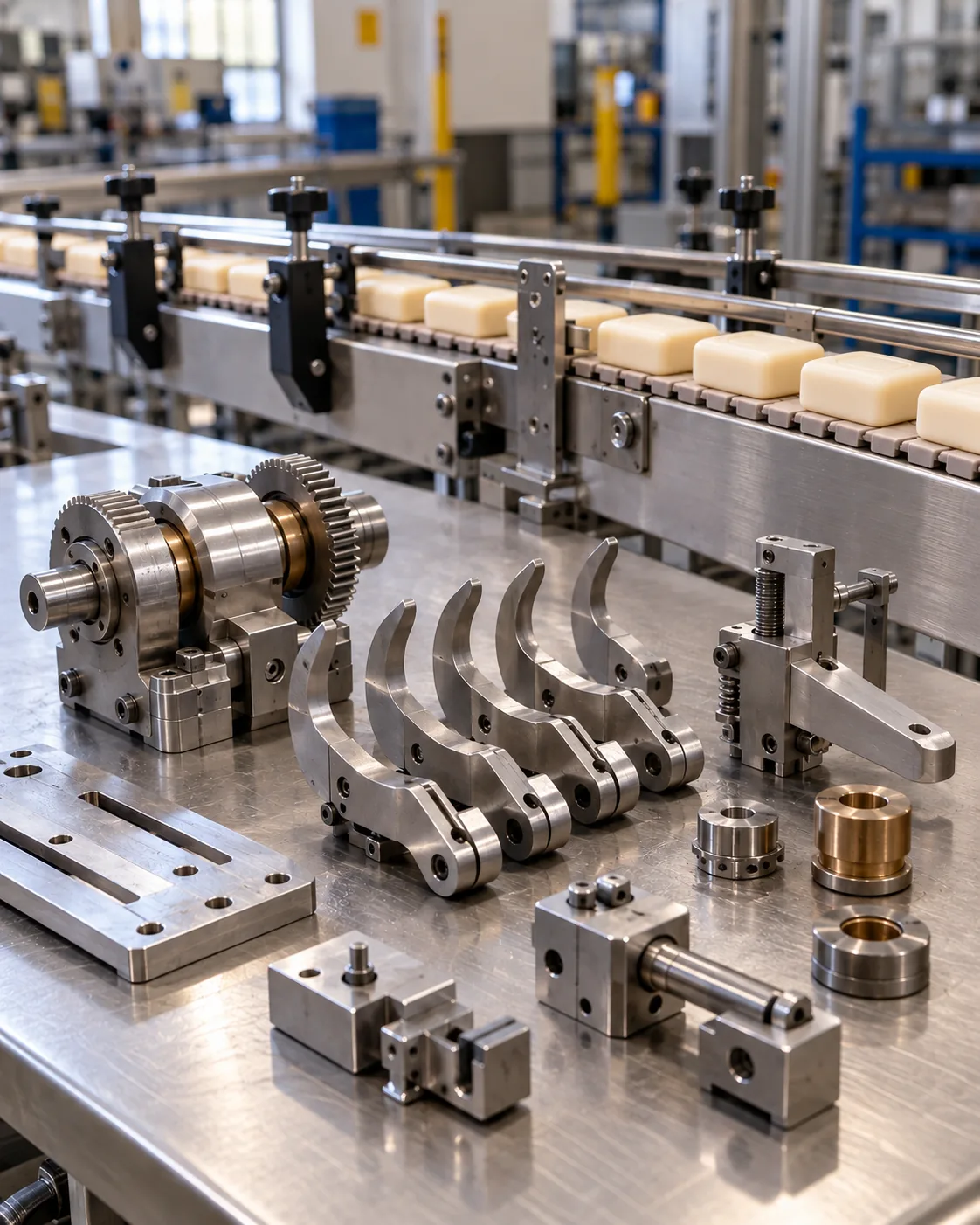 Soap processing machinery parts