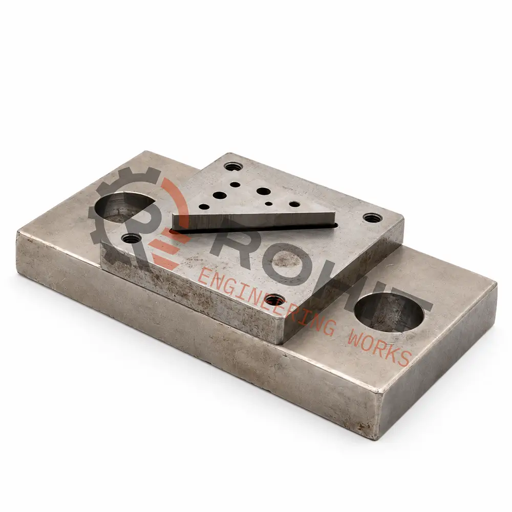 Machined Steel Fixture Plate