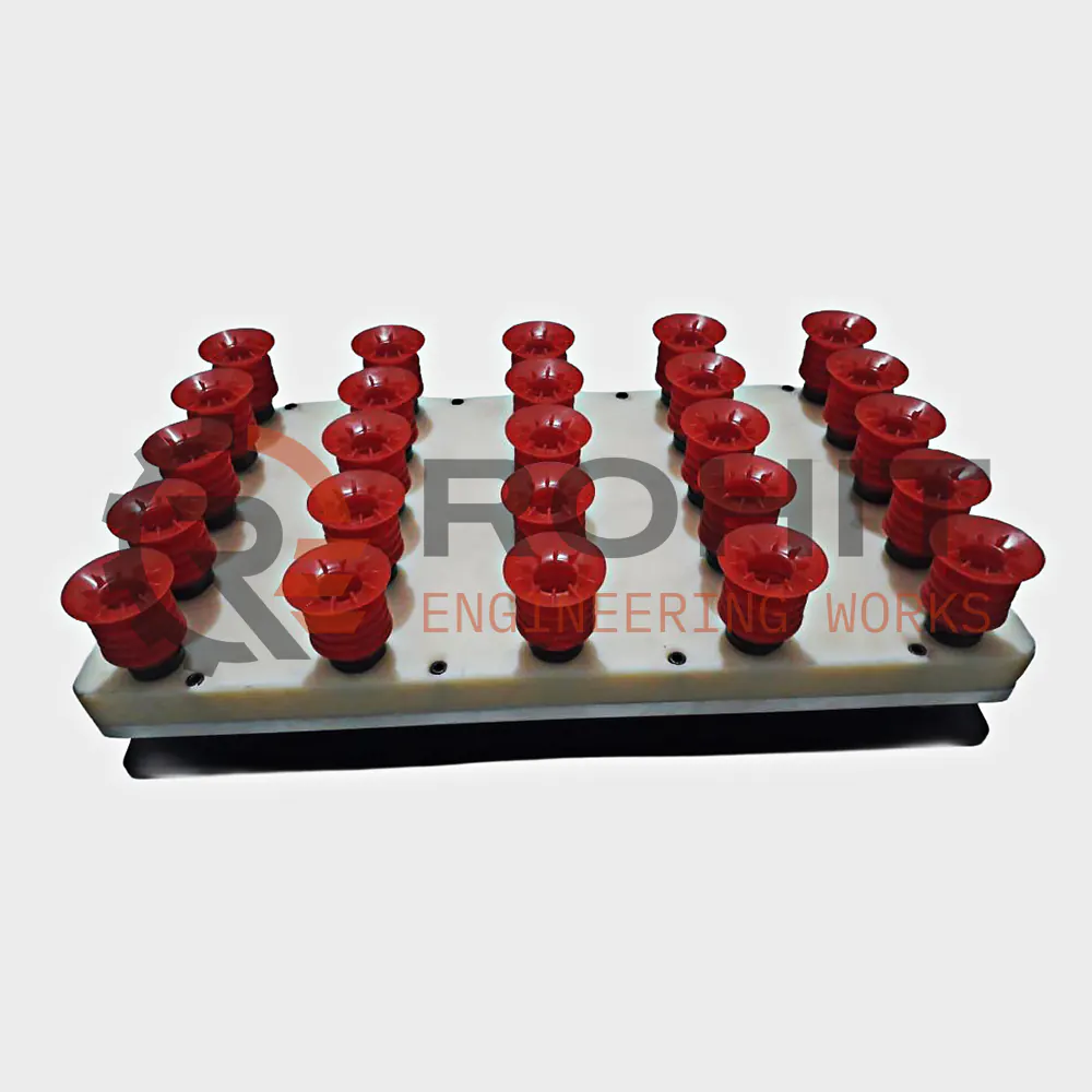 Soap Vacuum Cup Assembly Red 25pcs Angle View